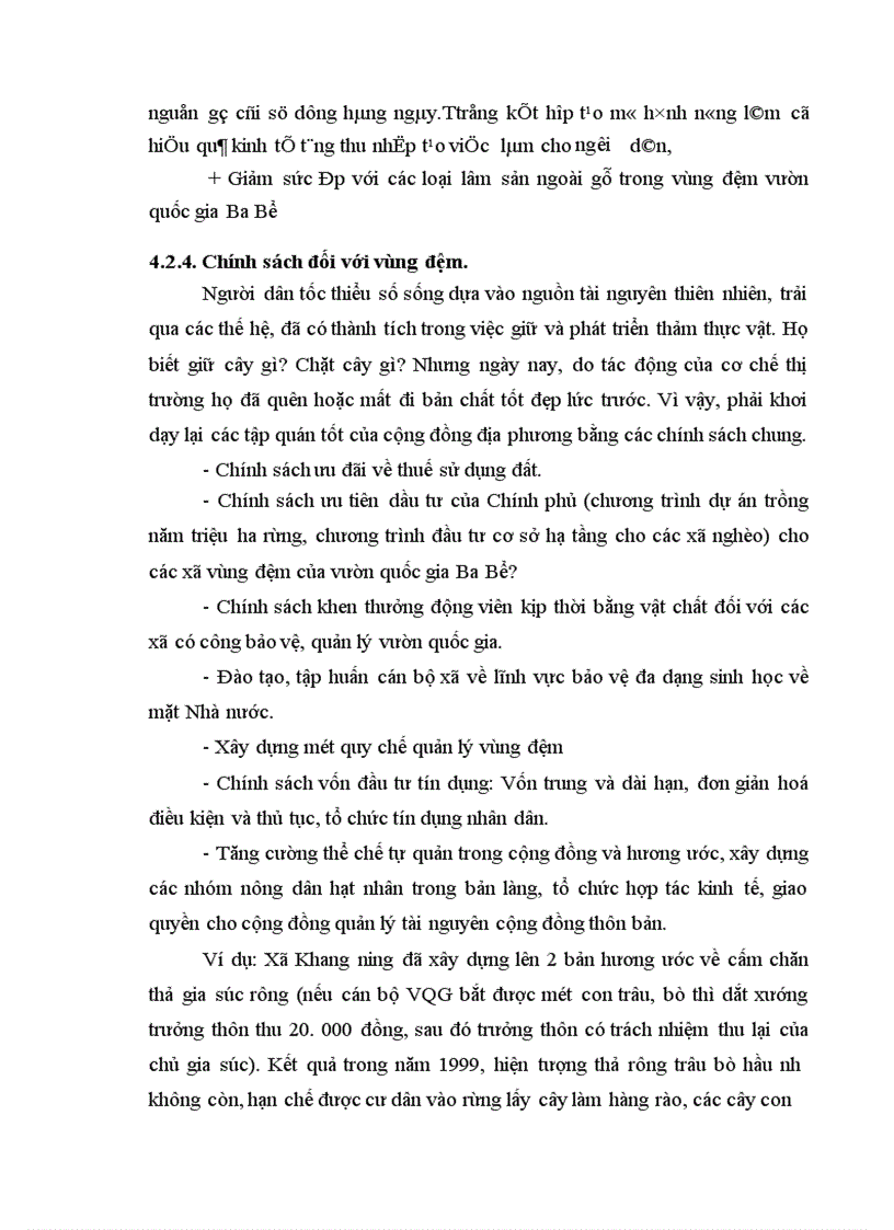 image for page Một số ý kiến về phát triển bền vững kinh tế xã hội vùng đệm vườn quốc gia Ba Bể