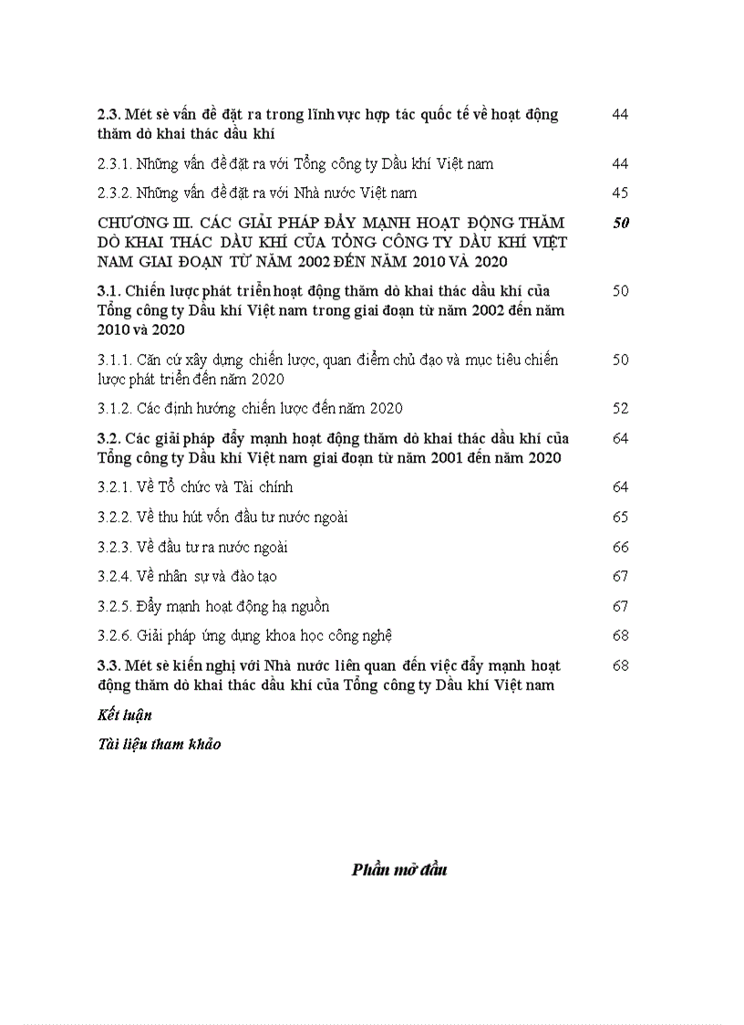 image for page Một số giải pháp đẩy mạnh hoạt động Thăm dò khai thác dầu khí của Tổng công ty Dầu khí Việt nam giai đoạn từ năm 2002 đến 2020
