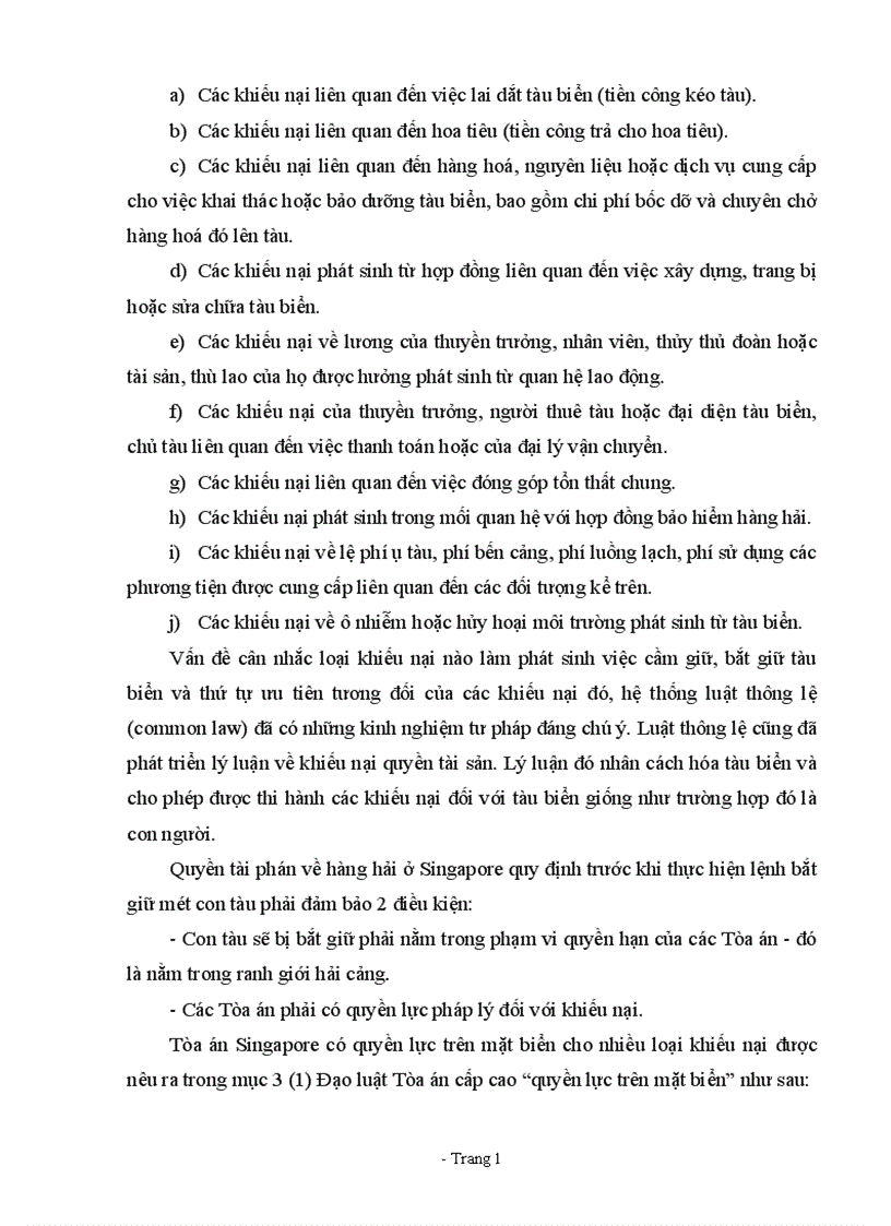 image for page thực trạng giải quyết các vụ tranh chấp hàng hải có liên quan đến bắt giữ tàu tại Việt Nam