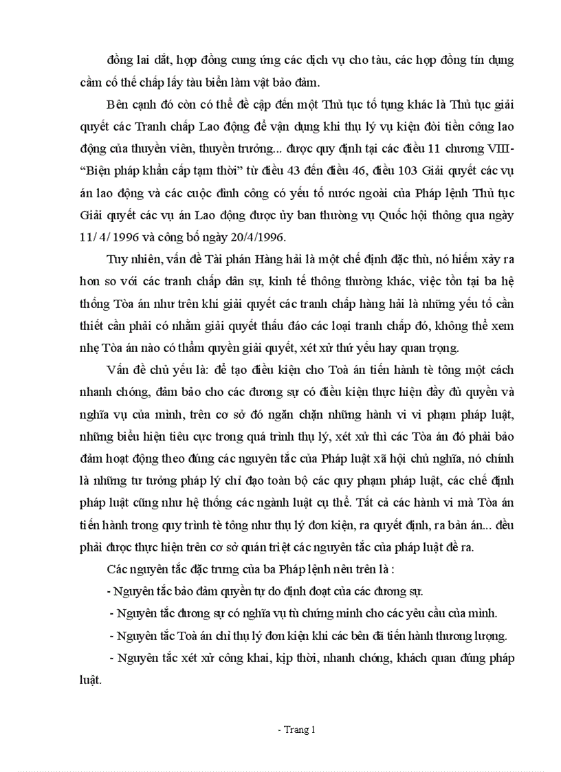 image for page thực trạng giải quyết các vụ tranh chấp hàng hải có liên quan đến bắt giữ tàu tại Việt Nam