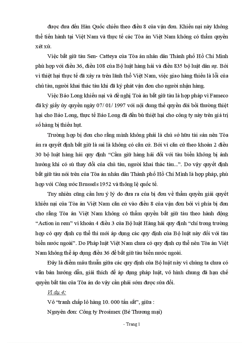 image for page thực trạng giải quyết các vụ tranh chấp hàng hải có liên quan đến bắt giữ tàu tại Việt Nam