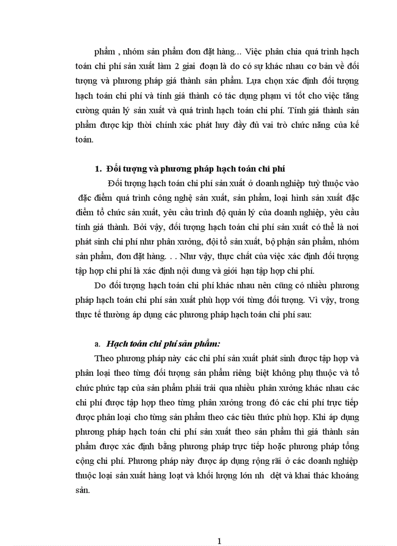 image for page Nội dung trình tự hạch toán chi phí sản xuất và tính giá thành sản phẩm