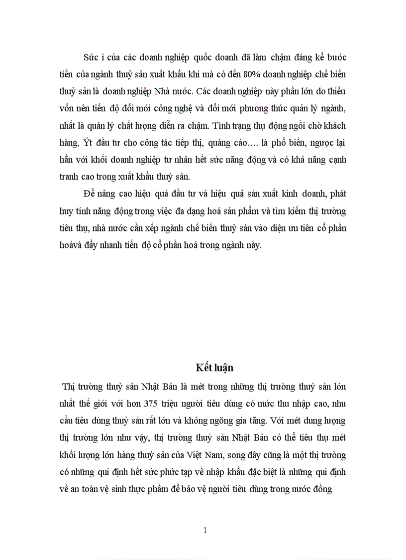 image for page Định hướng sản phẩm trong xuất khẩu Thuỷ sản của Việt Nam vào thị trường Nhật