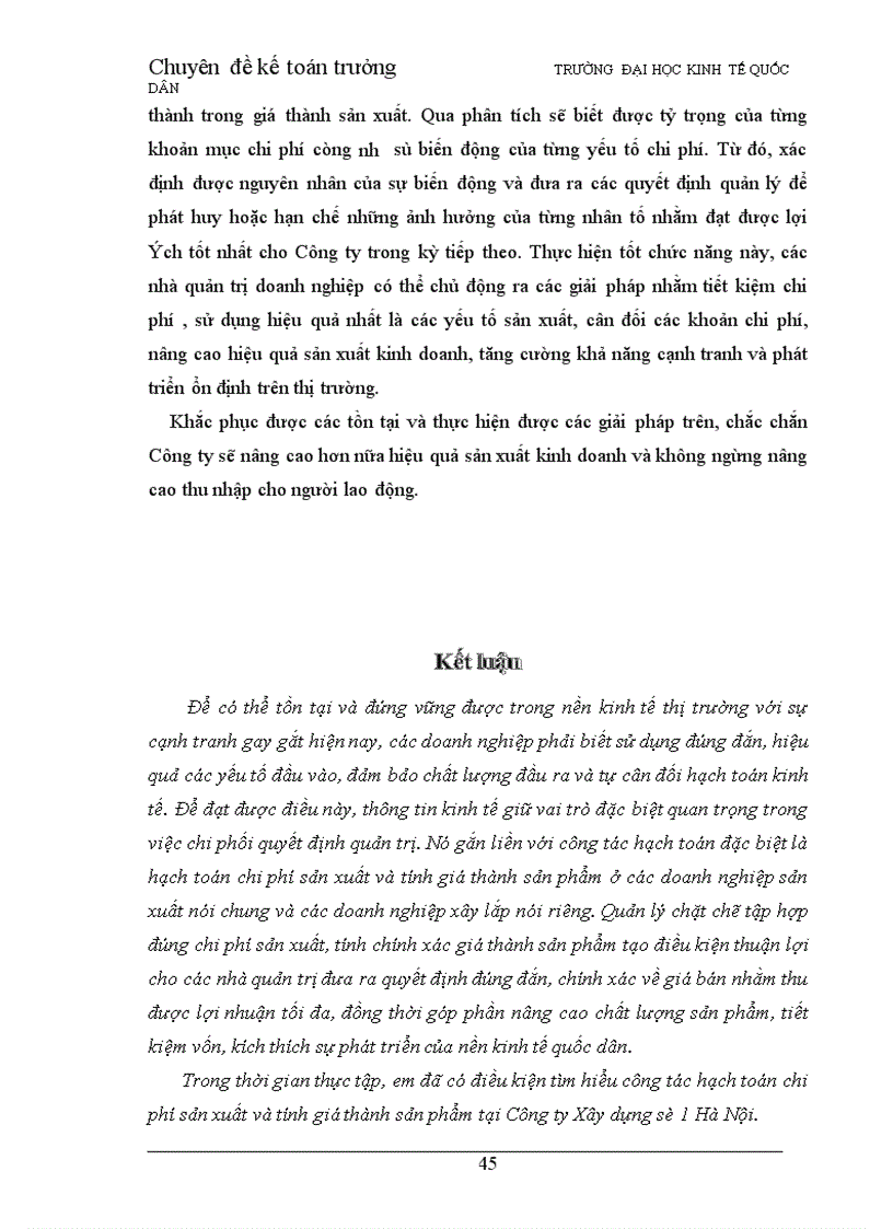 image for page Hoàn thiện hạch toán chi phí sản xuất và tính giá thành sản phẩm xây lắp tại Công ty Xây dựng số 1 Hà Nội 1