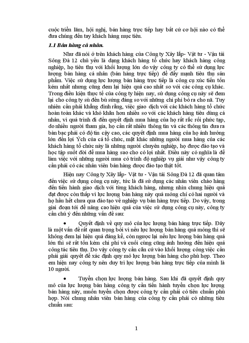 image for page Một số biện pháp chủ yếu thúc đẩy tiêu thụ sản phẩm ở Công ty Xây Lắp Vật tư Vận tải Sông Đà 12 1