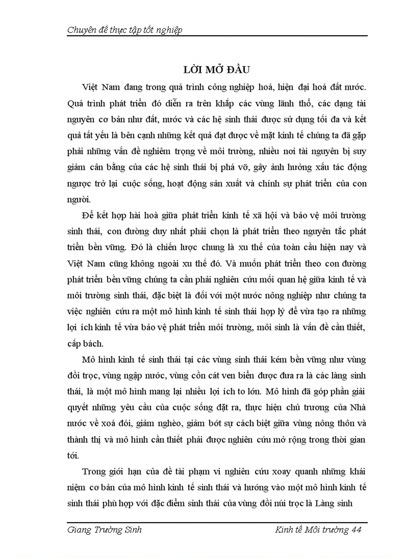 image for page Đánh giá hiệu quả của mô hình làng sinh thái Người Dao Ba Vì