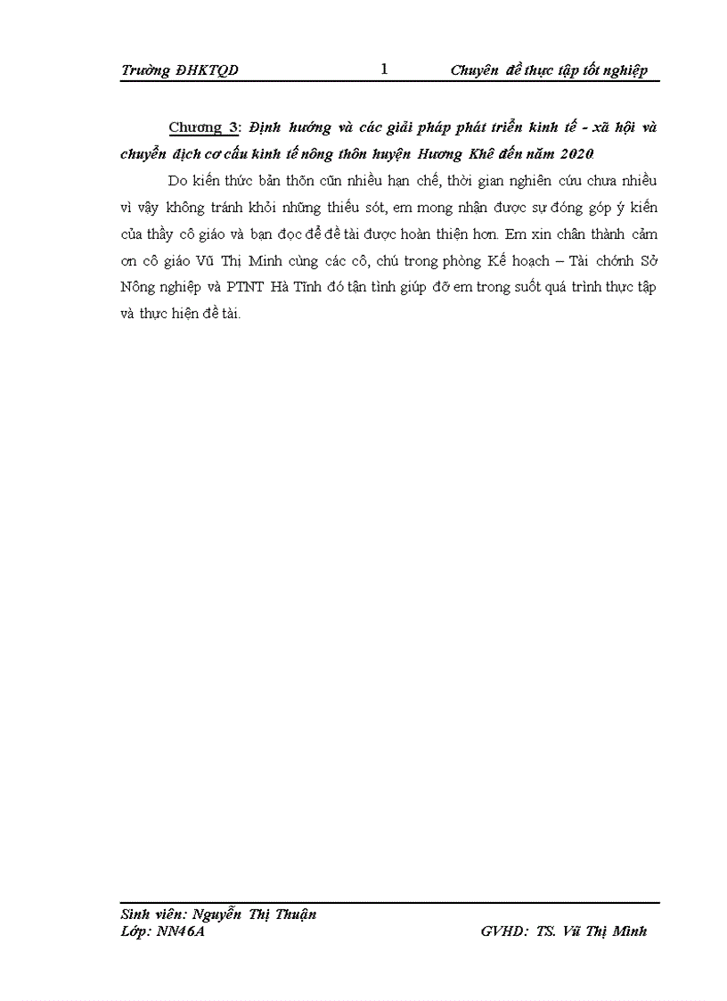 image for page Thực trạng phát triển kinh tế xã hội và chuyển dịch cơ cấu kinh tế nông thôn của huyện Hương Khê Hà Tĩnh dưới tác động của tuyến đường Hồ Chí Minh