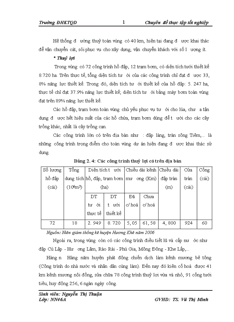 image for page Thực trạng phát triển kinh tế xã hội và chuyển dịch cơ cấu kinh tế nông thôn của huyện Hương Khê Hà Tĩnh dưới tác động của tuyến đường Hồ Chí Minh