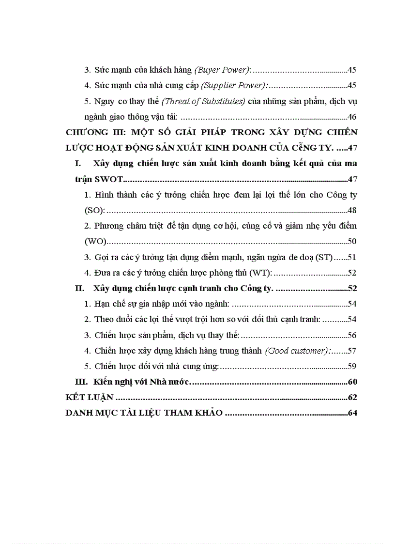 image for page Phân tích ứng dụng mô hình SWOT và mô hình Porter s Five Forces trong xây dựng chiến lược sản xuất kinh doanh tại Công ty Cổ phần Cơ khí xây dựng giao thông Thăng Long