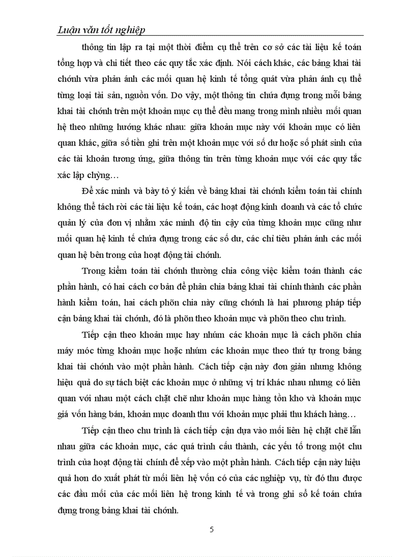 image for page Lập kế hoạch kiểm toán trong kiểm toán tài chính do Công ty Cổ phần Kiểm toán và Tư vấn thuế ATC thực hiện 1
