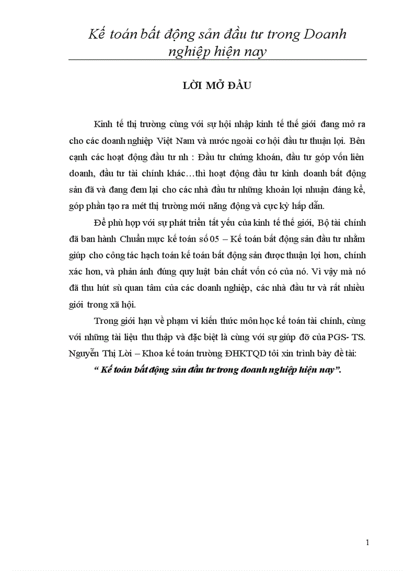image for page Kế toán bất động sản đầu tư trong doanh nghiệp hiện nay 1