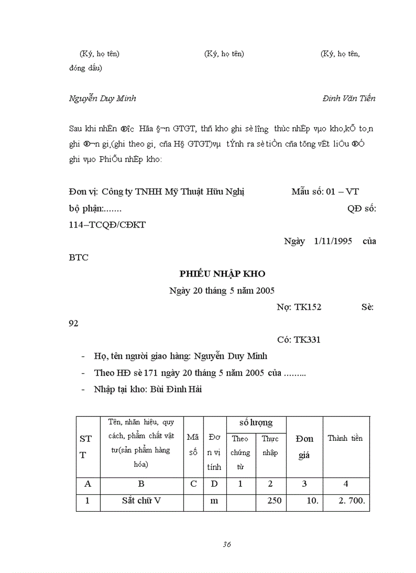 image for page Hạch toán kế toán nguyên vật liệu và công cụ dụng cụ của Công ty TNHH Mỹ Thuật Hữu Nghị 1
