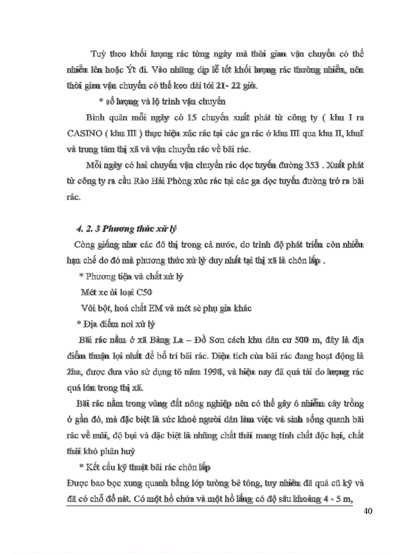 image for page Thực trạng công tác quản lý rác thải và một số giải pháp nhằm nâng cao chất lượng môi trường tại thị xã Đồ Sơn