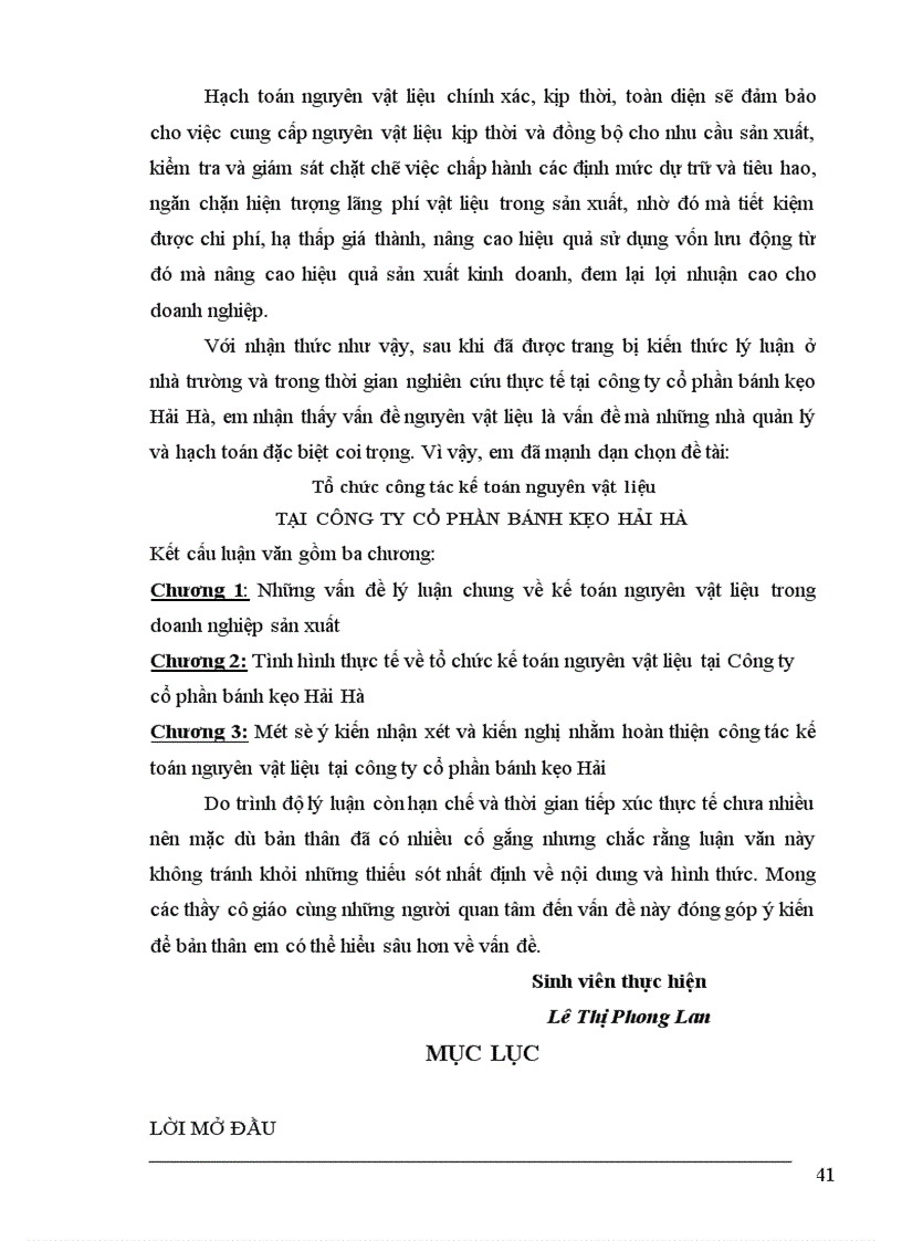 image for page Tổ chức công tác kế toán nguyên vật liệu tại Công ty cổ phần bánh kẹo hải hà