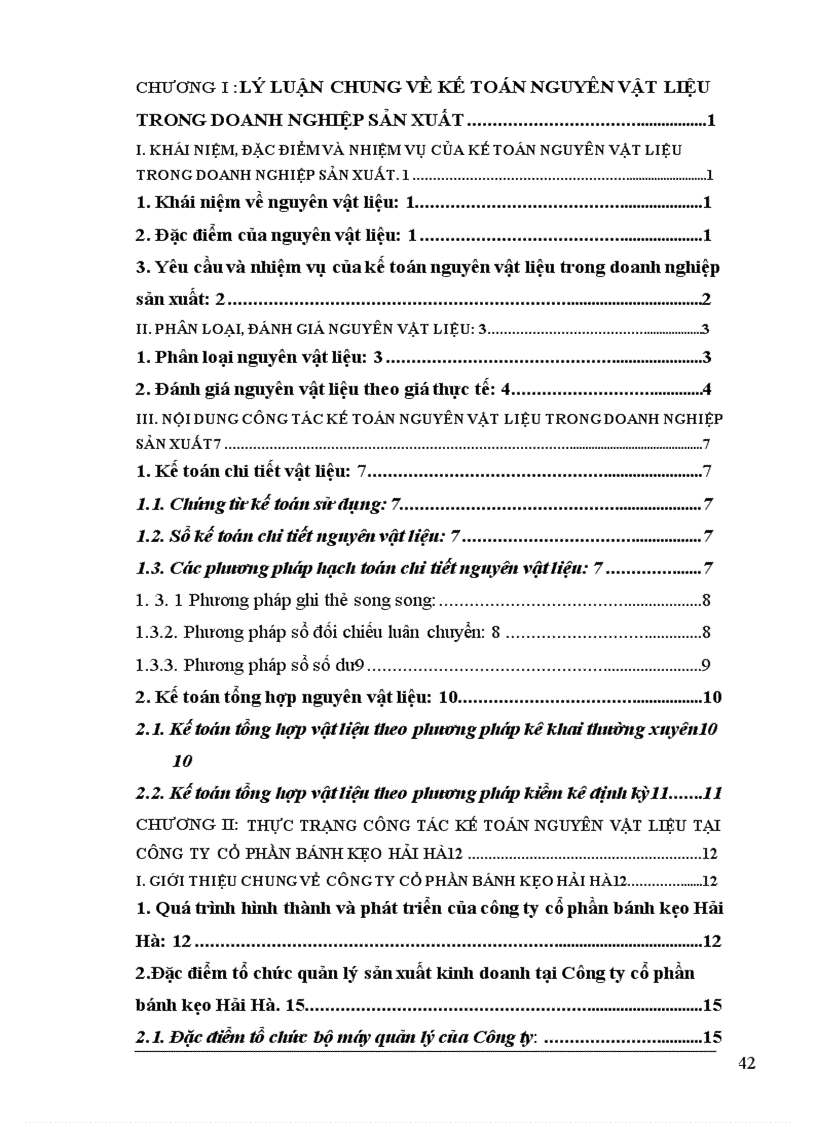 image for page Tổ chức công tác kế toán nguyên vật liệu tại Công ty cổ phần bánh kẹo hải hà