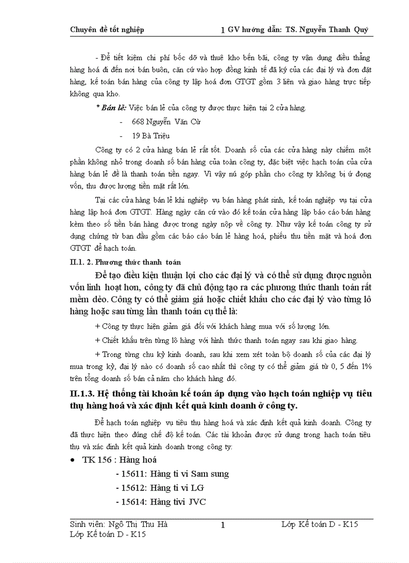 image for page Hoàn thiện kế toán tiêu thụ xác định kết quả kinh doanh tại Công ty Cổ phần điện tử New 1