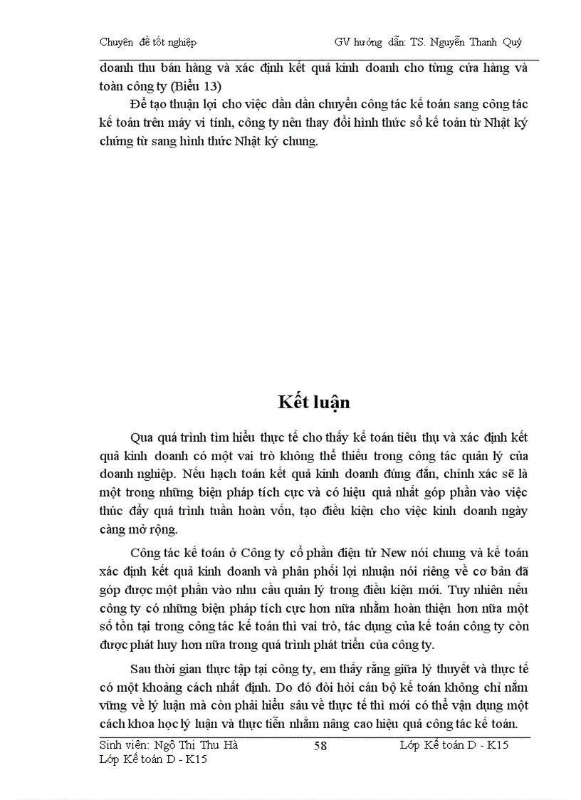 image for page Hoàn thiện kế toán tiêu thụ xác định kết quả kinh doanh tại Công ty Cổ phần điện tử New 1