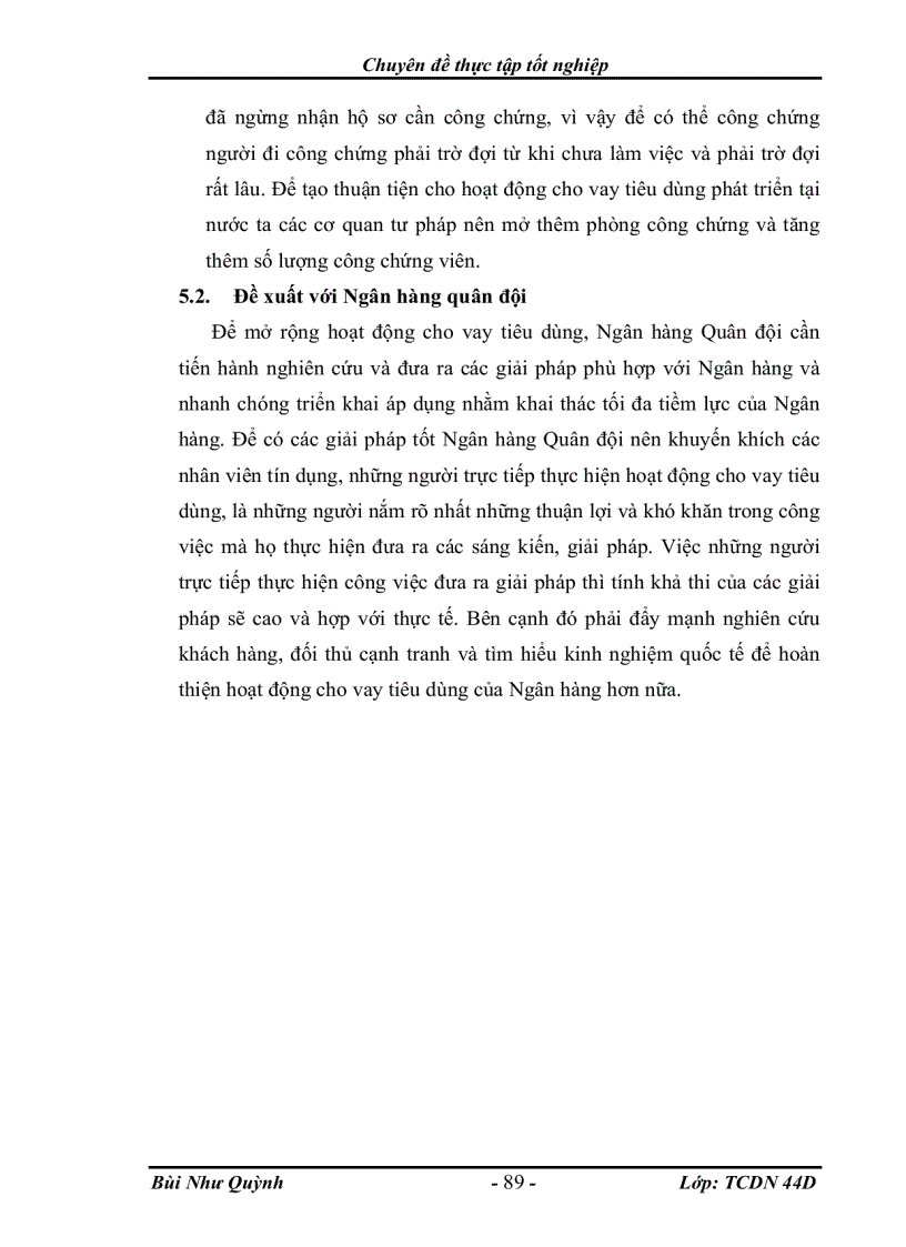 image for page Mở rộng hoạt động cho vay tiêu dùng tại Ngân hàng thương mại cổ phần Quân đội