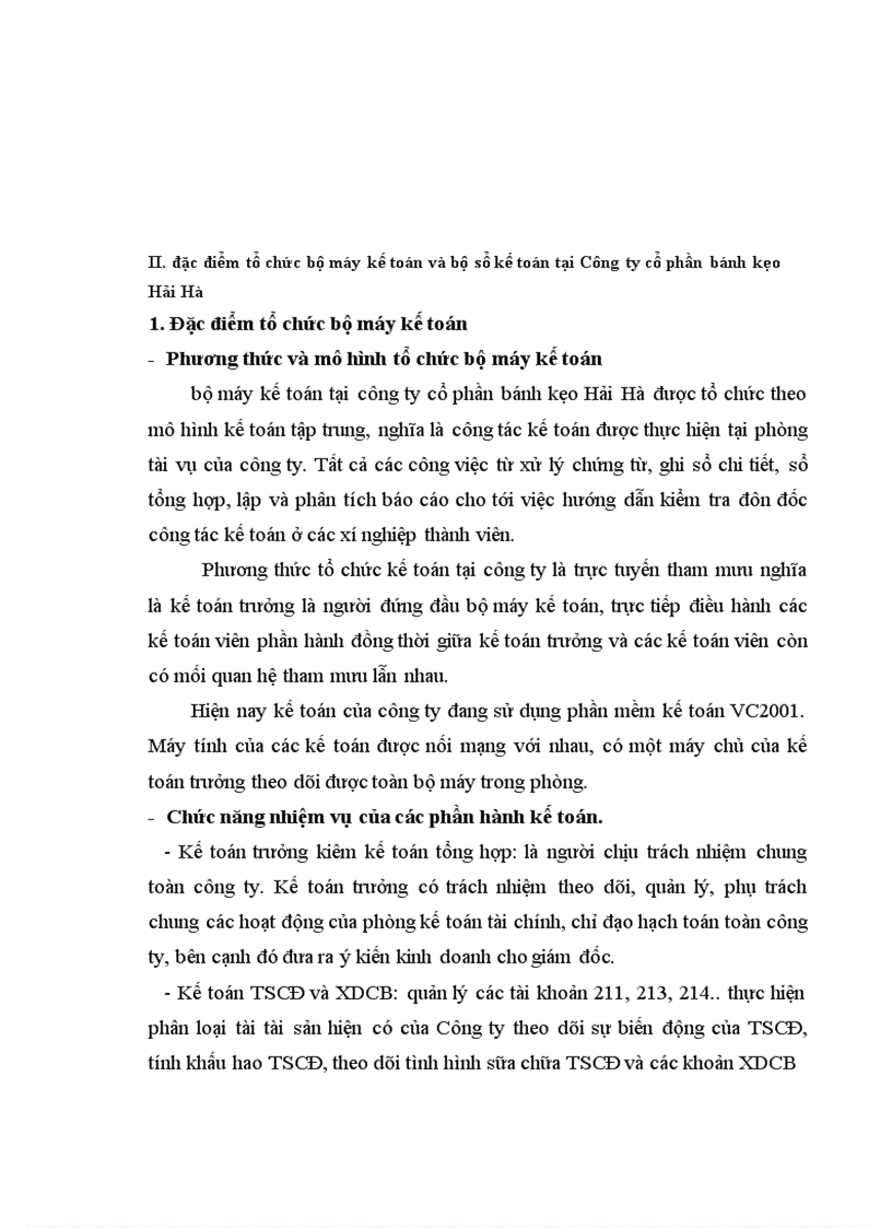 image for page Hoàn thiện hạch toán tài sản cố định hữu hình tại Công ty cổ phần bánh kẹo Hải Hà 1