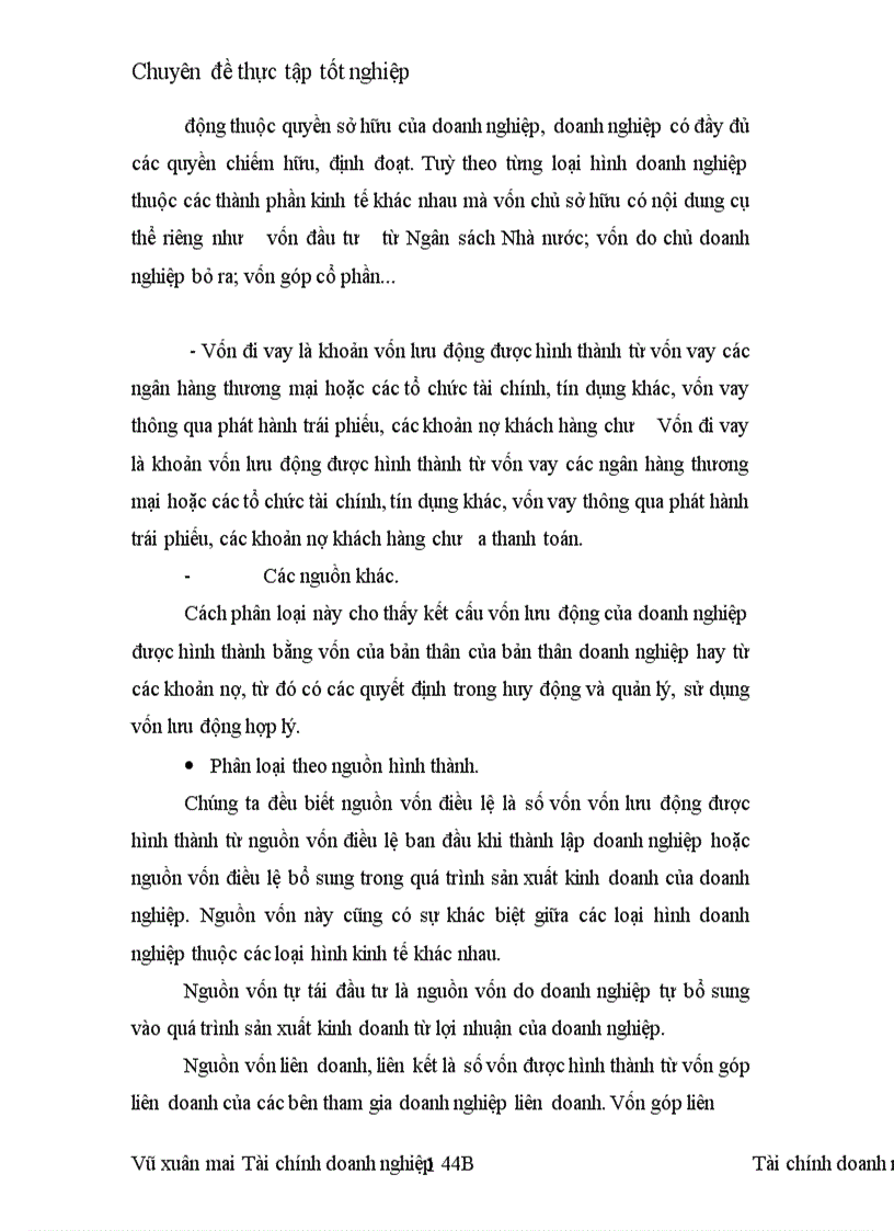image for page Vốn lưu động và các giải pháp nâng cao hiệu quả sử dụng Vốn lưu động ở Công ty Khách sạn Du lịch Thắng lợi