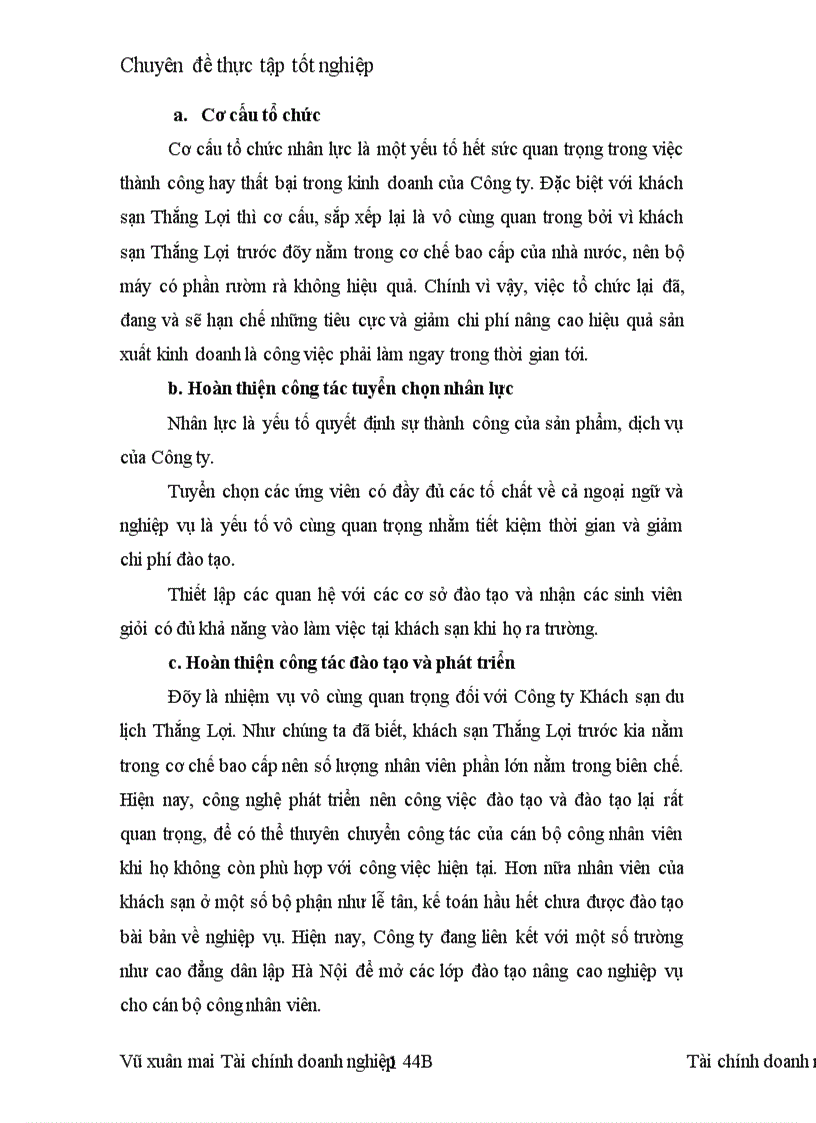 image for page Vốn lưu động và các giải pháp nâng cao hiệu quả sử dụng Vốn lưu động ở Công ty Khách sạn Du lịch Thắng lợi