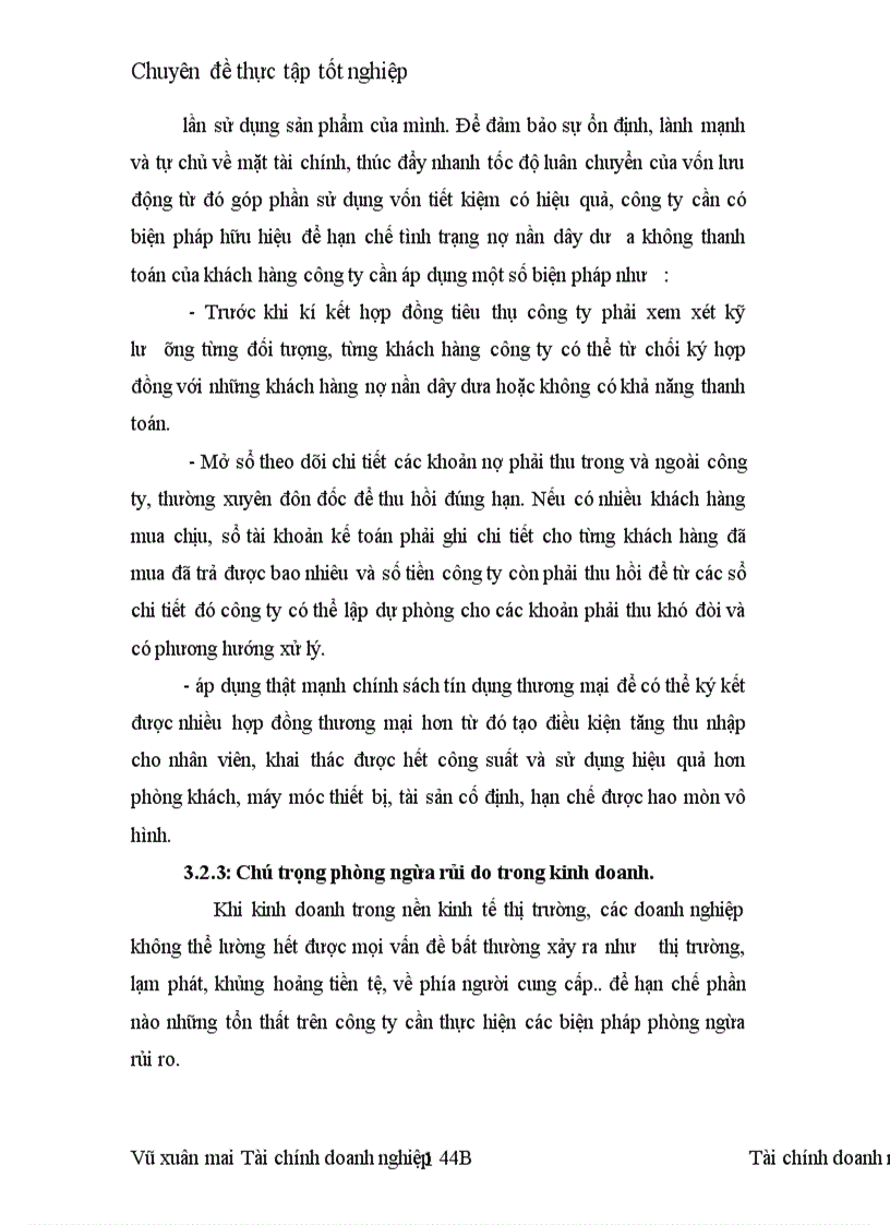 image for page Vốn lưu động và các giải pháp nâng cao hiệu quả sử dụng Vốn lưu động ở Công ty Khách sạn Du lịch Thắng lợi