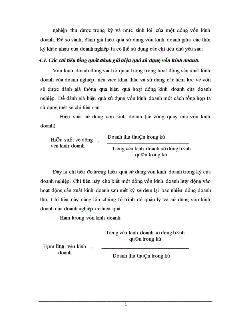 image for page Một số biện pháp nâng cao hiệu quả sử dụng vốn kinh doanh tại Công ty Tạp phẩm và bảo hộ lao động 1