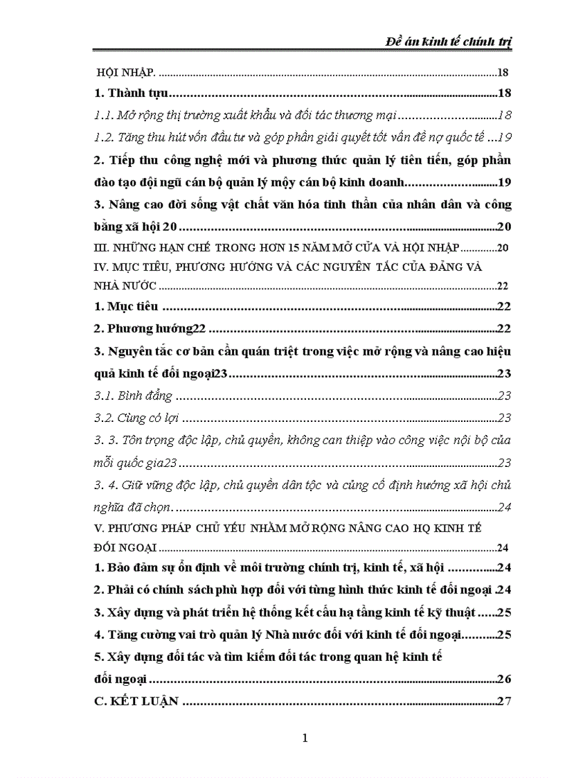 image for page Phân tích thực trạng và các giải pháp cơ bản để mở rộng và nâng cao hiệu quả của kinh tế đối ngoại ở nước ta trong giai đoạn hiện nay