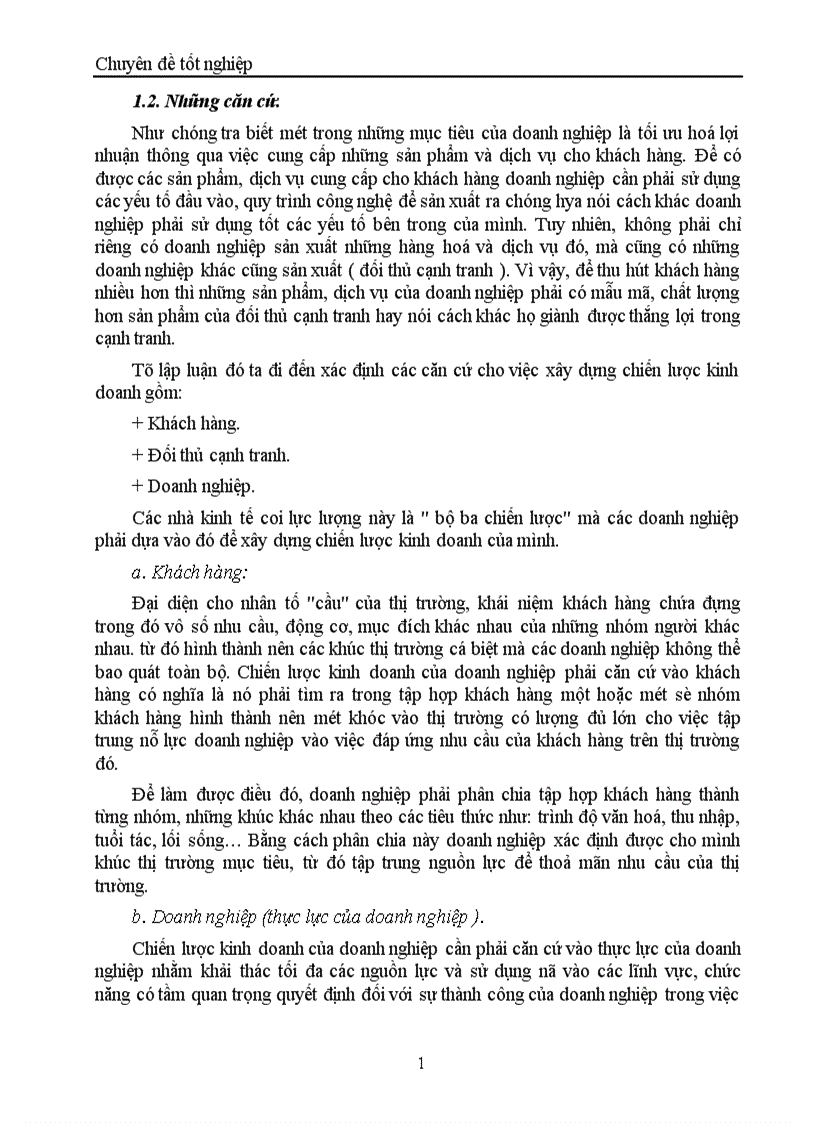 image for page Một số biện pháp chủ yếu nhằm góp phần hoàn thiện quá trình xây dựng chiến lược kinh doanh ở Công ty Xây lắp Vật tư Vận tải Sông Đà 12 1