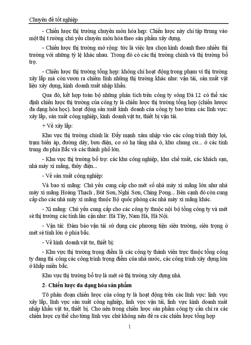 image for page Một số biện pháp chủ yếu nhằm góp phần hoàn thiện quá trình xây dựng chiến lược kinh doanh ở Công ty Xây lắp Vật tư Vận tải Sông Đà 12 1