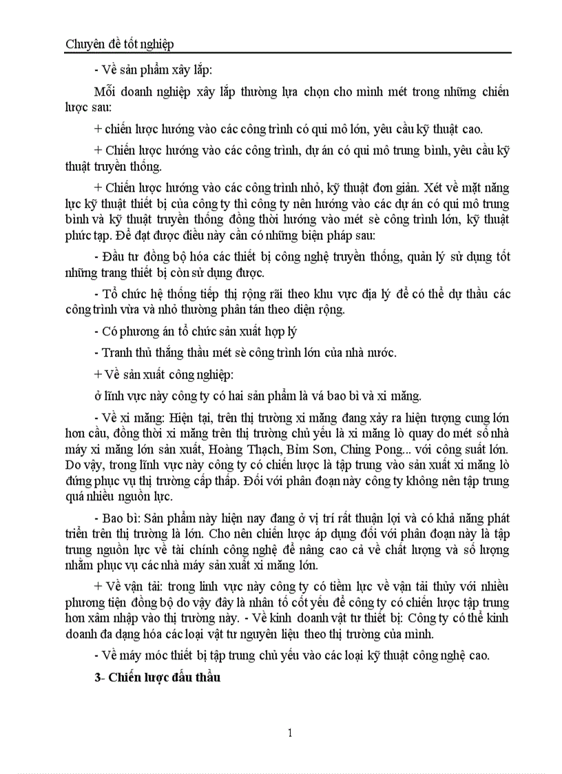 image for page Một số biện pháp chủ yếu nhằm góp phần hoàn thiện quá trình xây dựng chiến lược kinh doanh ở Công ty Xây lắp Vật tư Vận tải Sông Đà 12 1