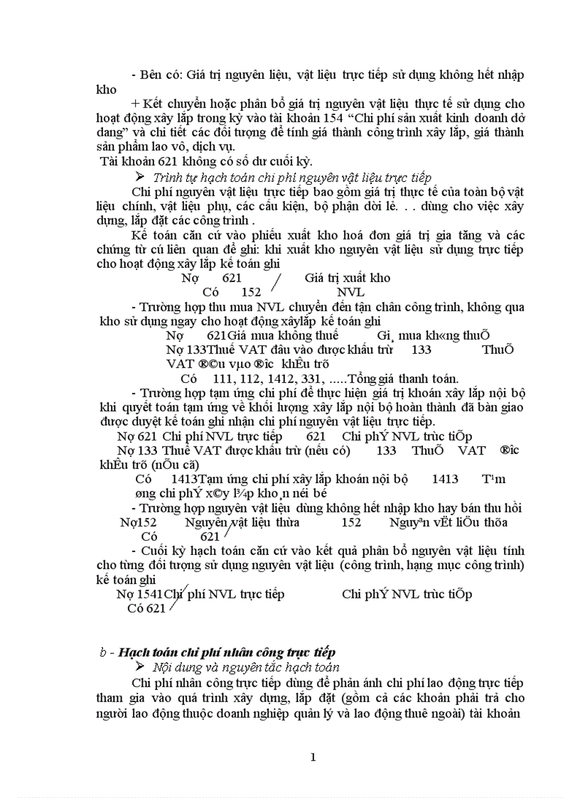 image for page Kế toán tập hợp chi phí sản xuất và tính giá thành sản phẩm xây lắp tại công ty cổ phần đầu tư và xây dựng HUD1 1