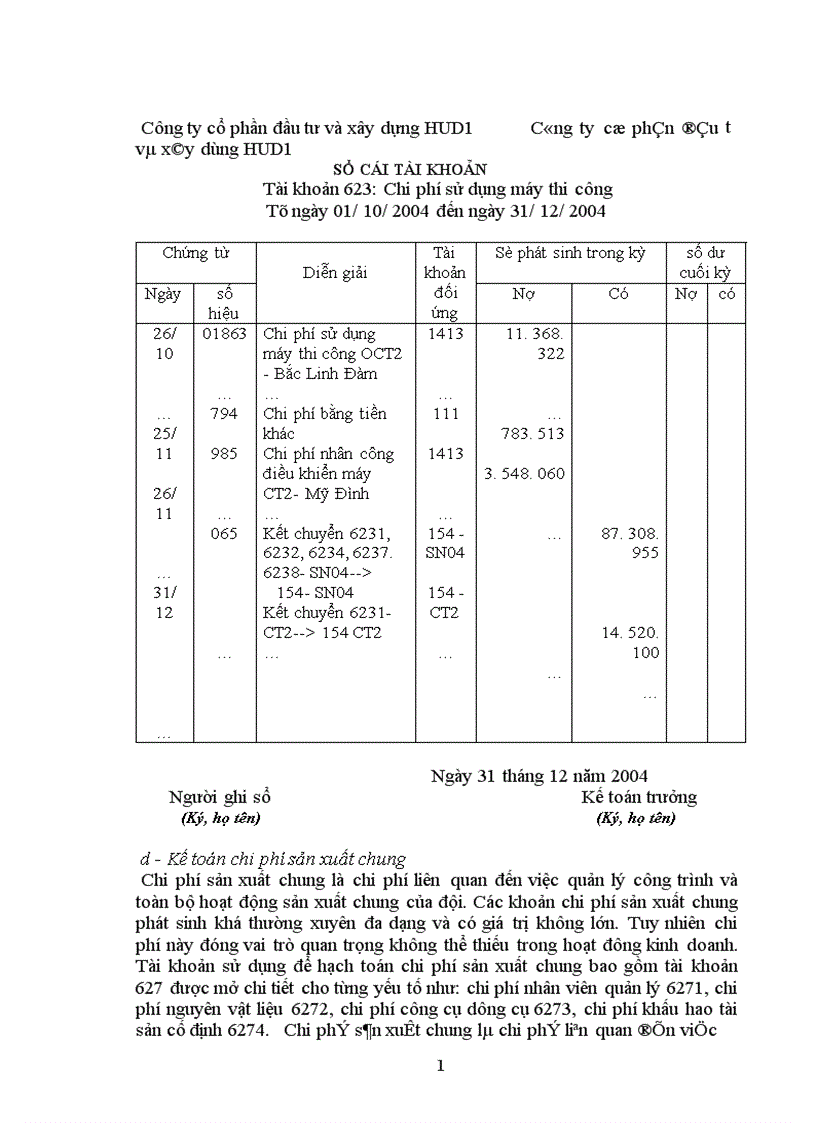 image for page Kế toán tập hợp chi phí sản xuất và tính giá thành sản phẩm xây lắp tại công ty cổ phần đầu tư và xây dựng HUD1 1