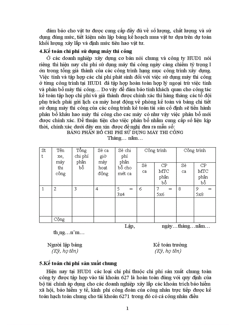 image for page Kế toán tập hợp chi phí sản xuất và tính giá thành sản phẩm xây lắp tại công ty cổ phần đầu tư và xây dựng HUD1 1