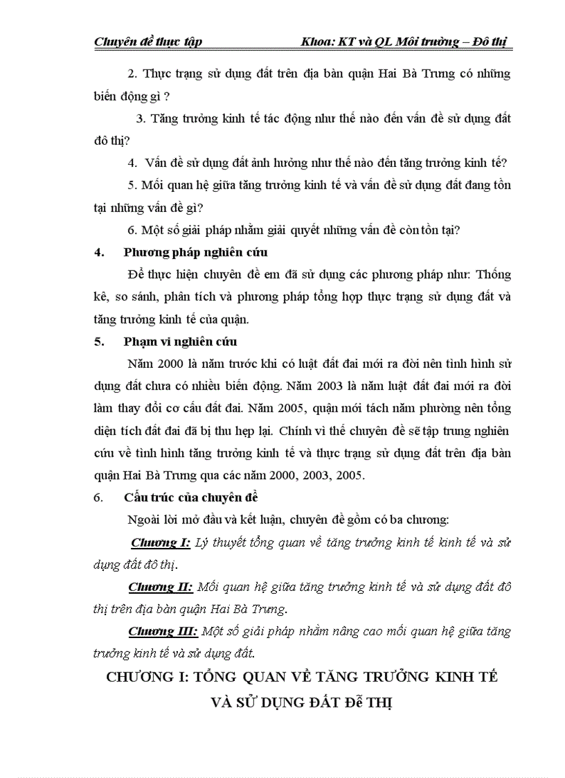image for page Mối quan hệ giữa tăng trưởng kinh tế và vấn đề sử dụng đất đô thị trên địa bàn quận Hai Bà Trưng