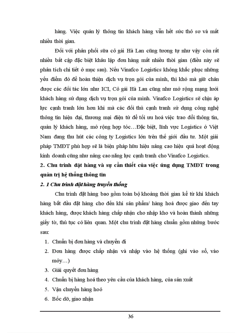 image for page Ứng dụng TMĐT vào hoạt động kinh doanh của công ty TNHH tiếp vận VINAFCO