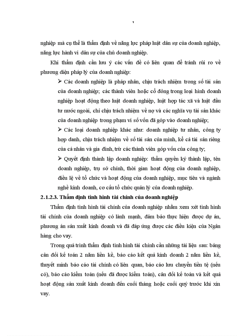image for page Hoàn thiện hoạt động thẩm định dự án đối với doanh nghiệp của Ngân hàng Nông nghiệp và Phát triển Nông thôn huyện Bình Xuyên 1