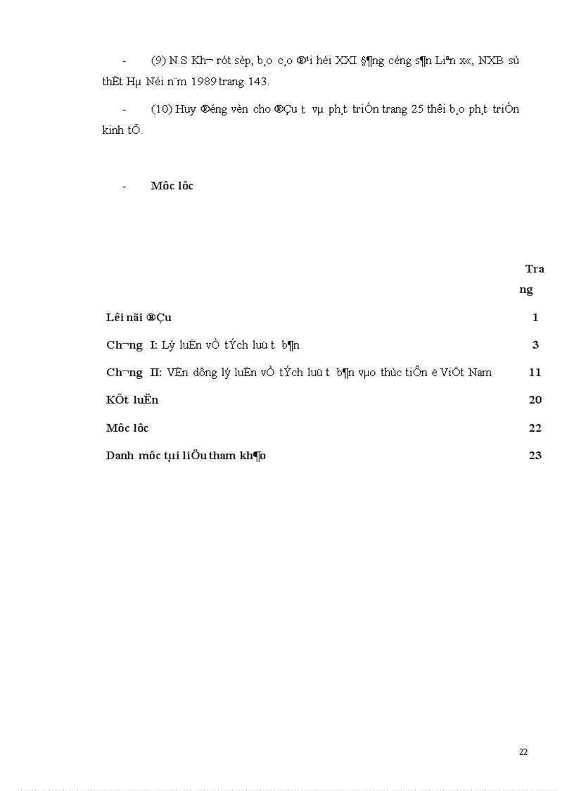 image for page Vận dụng lý luận tích luỹ tư bản vào thực tiễn ở Việt Nam