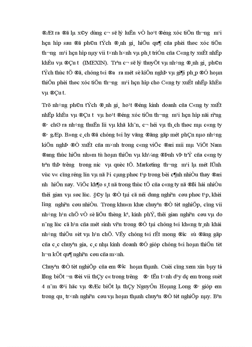 image for page Hoàn thiện phối thức thương mại hỗn hợp ở Công ty xuất nhập khẩu và đầu tư IMEXIN 1