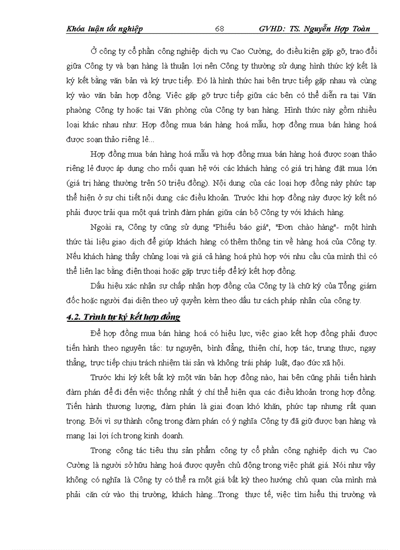 image for page Pháp luật về hợp đồng mua bán hàng hoá Thực tiễn áp dụng tại công ty cổ phần công nghiệp dịch vụ Cao Cường 1