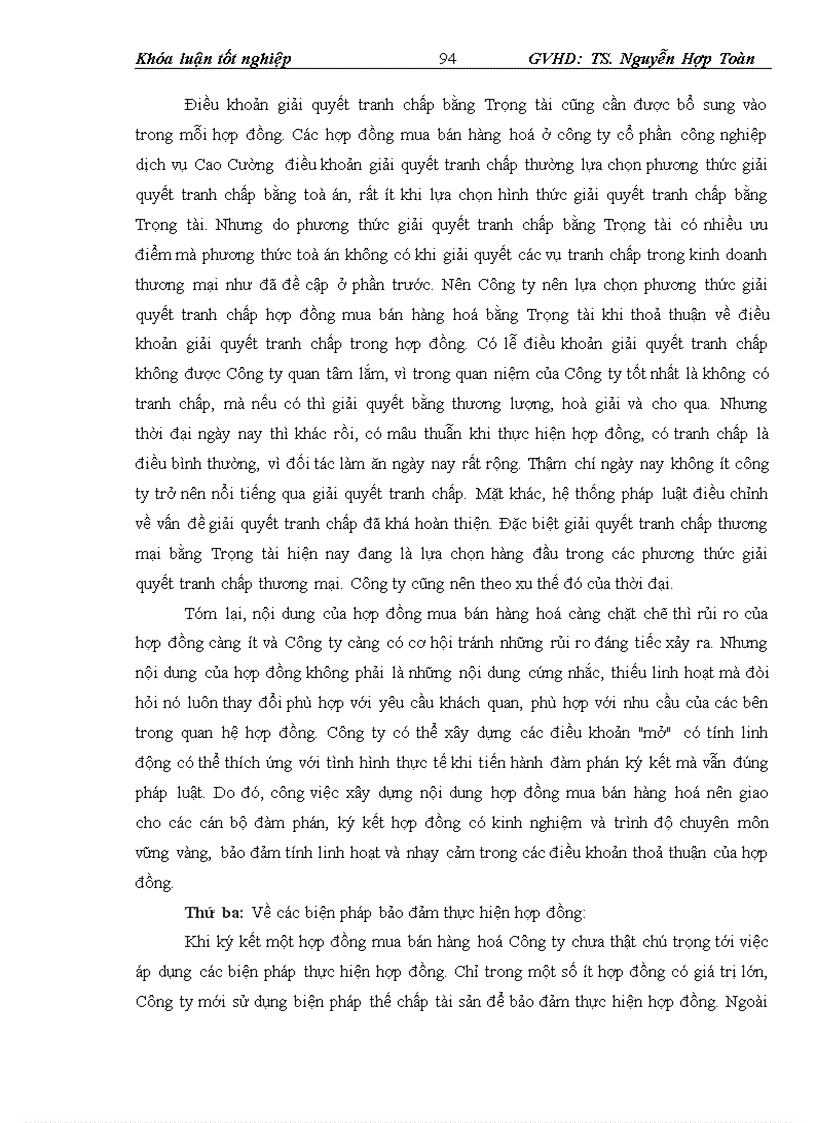 image for page Pháp luật về hợp đồng mua bán hàng hoá Thực tiễn áp dụng tại công ty cổ phần công nghiệp dịch vụ Cao Cường 1