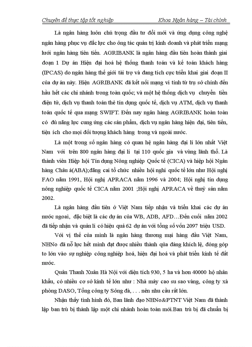 image for page Nâng cao chât lượng cho vay đối với doanh nghiệp vừa và nhỏ tại ngân hàng nông nghiệp và phát triển nông thôn Nam Hà Nội