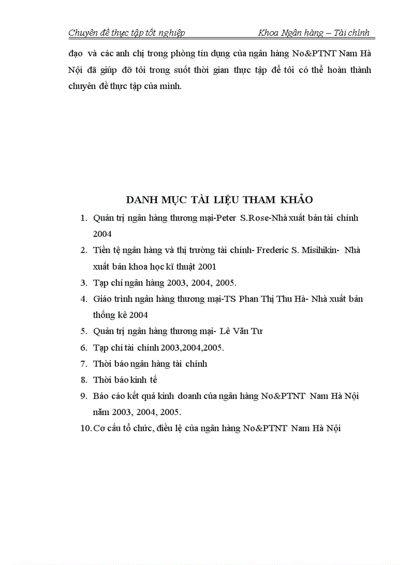 image for page Nâng cao chât lượng cho vay đối với doanh nghiệp vừa và nhỏ tại ngân hàng nông nghiệp và phát triển nông thôn Nam Hà Nội