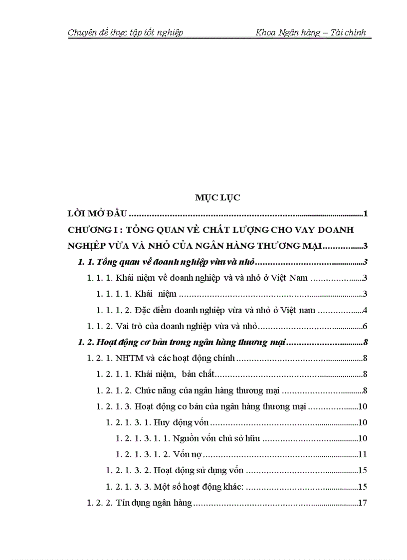 image for page Nâng cao chât lượng cho vay đối với doanh nghiệp vừa và nhỏ tại ngân hàng nông nghiệp và phát triển nông thôn Nam Hà Nội