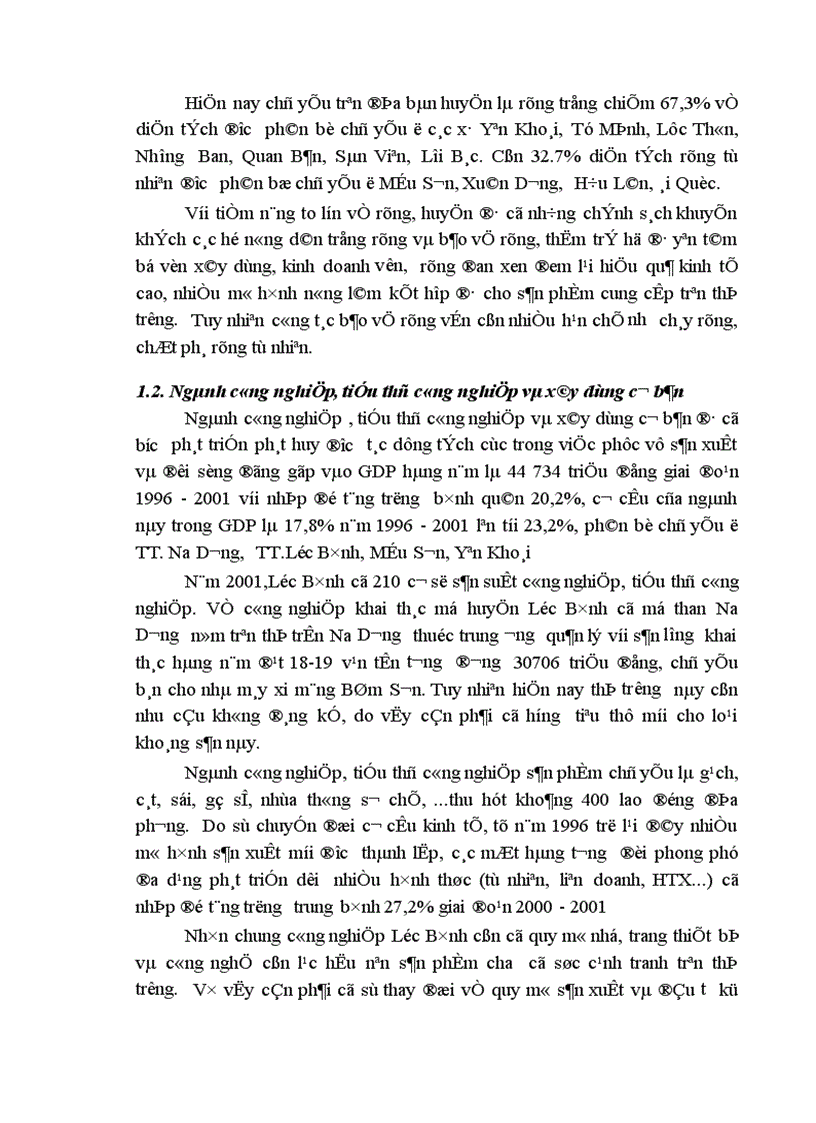 image for page Cơ sở khoa học của quy hoạch sử dụng đất đai huyện Lộc Bình Tỉnh Lạng Sơn thời kỳ 2001 2010 1