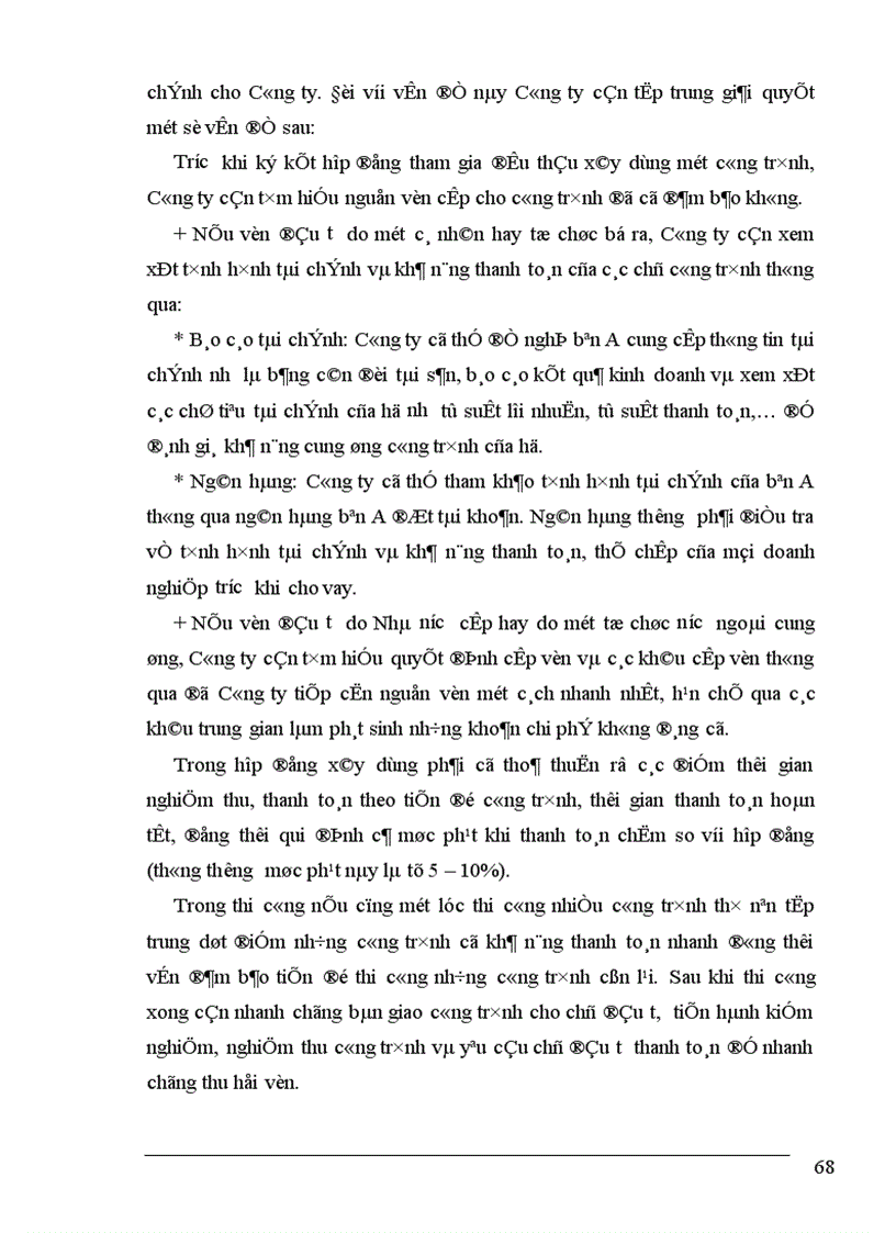 image for page thực trạng hiệu quả sử dụng vốn tại Công ty xây dựng cấp thoát nước