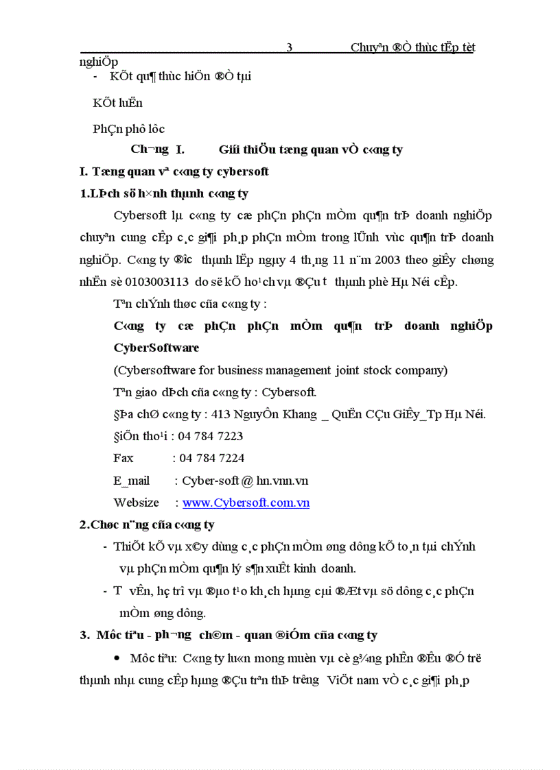 image for page Xây đựng và phát triển hệ thống thông tin quản lý tài sản cố định của công ty cổ phần phần mềm QTDN CyberSoft 1