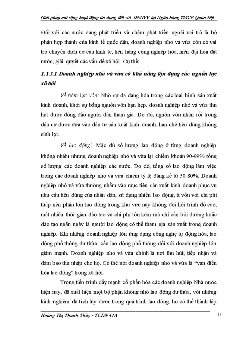 image for page Giải pháp mở rộng hoạt động tín dụng đối với doanh nghiệp nhỏ và vừa tại Ngân hàng Thương mại Cổ phần Quân Đội 1