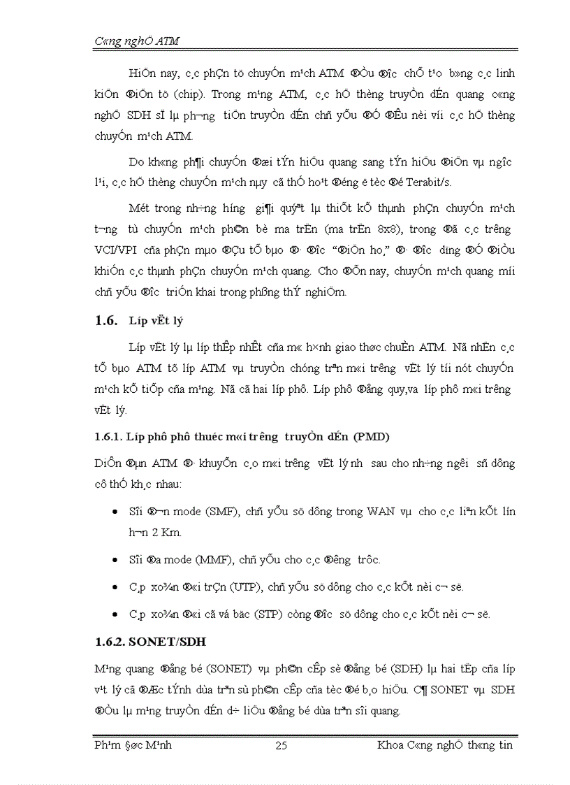 image for page Xây dựng mô hình mạng đường trục ATM WAN phục vụ cho công nghệ đào tạo viễn thông