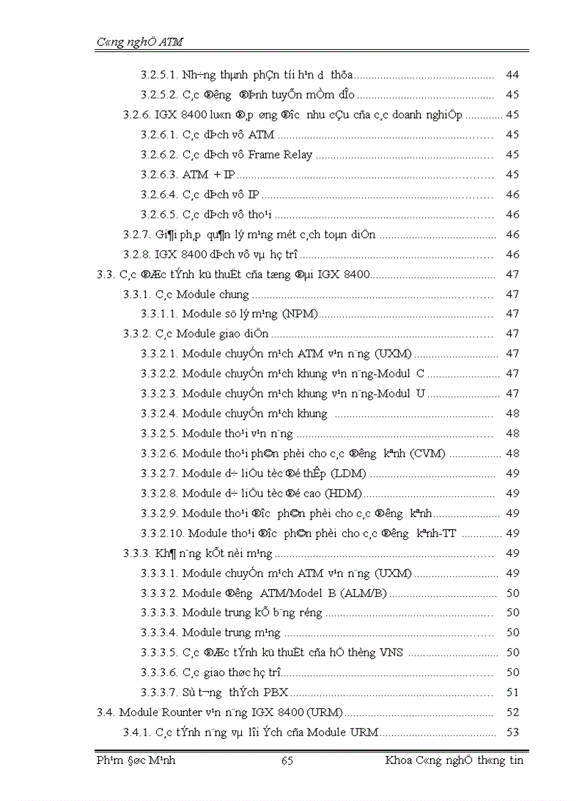 image for page Xây dựng mô hình mạng đường trục ATM WAN phục vụ cho công nghệ đào tạo viễn thông